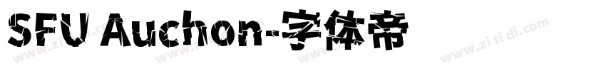 SFU Auchon字体转换